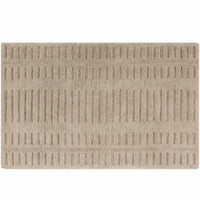 Washable Handmade Wool Rug - Brown