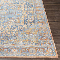 Ripponlea Blue&Orange Medallion Rug