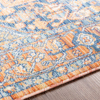 Ripponlea Blue&Orange Medallion Rug