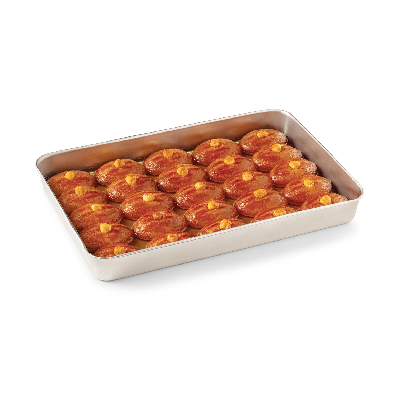 Moda Semolina Cookies in Syrup (Sekerpare), Party Pack, 25pcs, 2.3lbs (1040g)