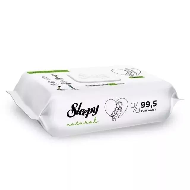 Sleepy Newborn Wipes Green 90Pcs