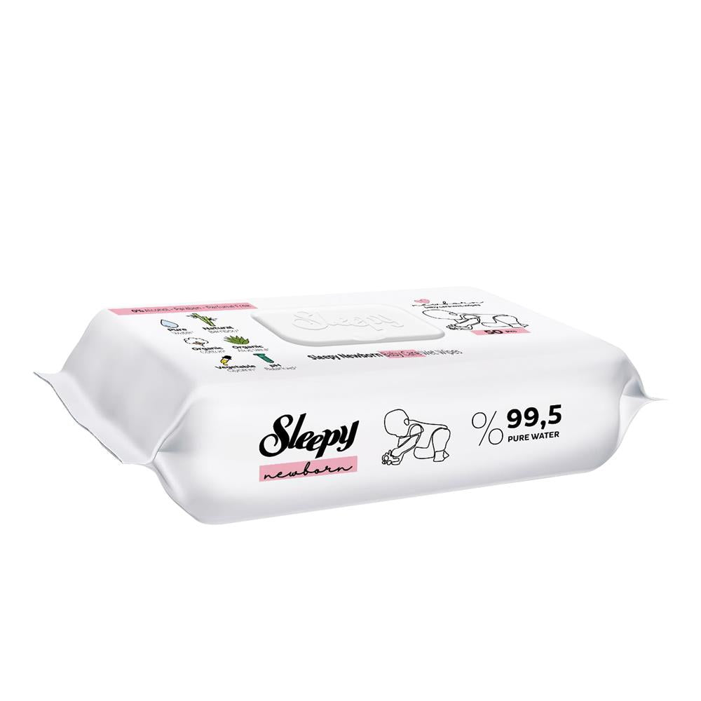 Sleepy Newborn Wipes Pink 50Pcs