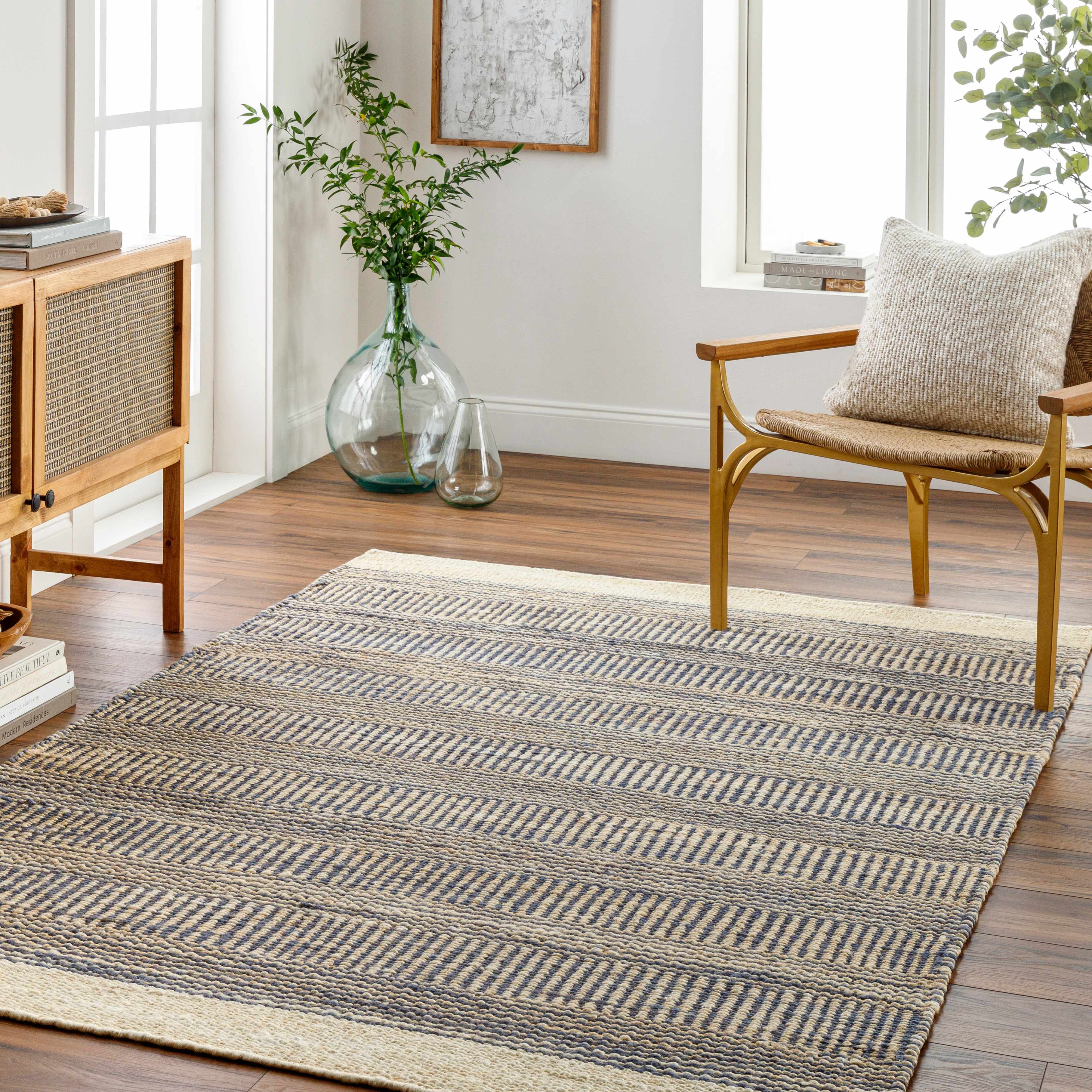Blue Elle Area Rug - Clearance