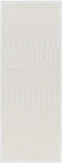 Drago White Washable Area Rug