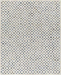 Halen Gray Checkered Area Rug