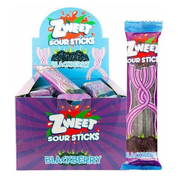 Sour Blackberry Sticks | Zweet | 0.7 oz
