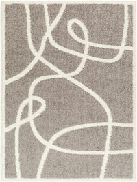 Gilon Taupe Plush Area Rug - Clearance