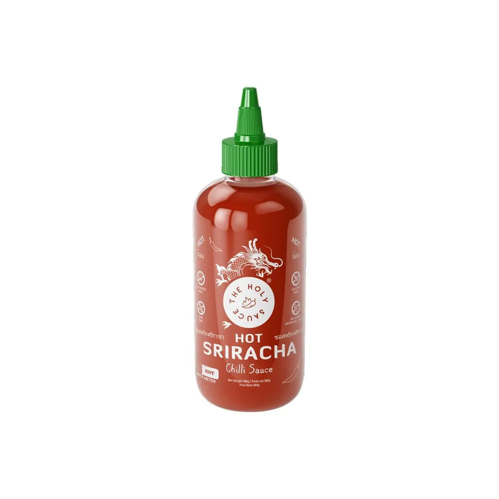 Gluten-Free Sriracha Hot Chili Sauce by AlBasha - 580g Bottle for Spicy Dishes