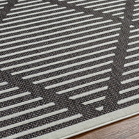 Anah 3D Black Outdoor Rug