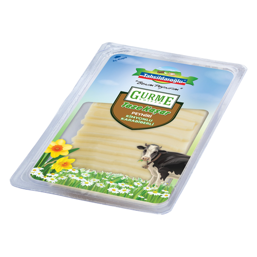 Tahsildaroglu Sliced Kashkaval Cumin & Blackpepper 200