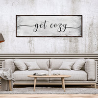 Get Cozy Canvas Wall Art