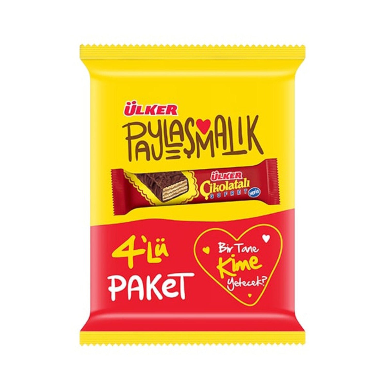 Ulker Chocolate Wafer 4Pk/144G