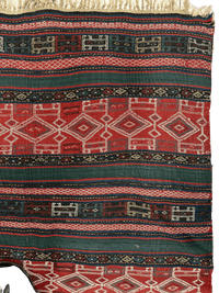 UNIQUE (collectors special) Antique Caucasian Verneh Rug 5’4” x 8’