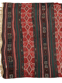 UNIQUE (collectors special) Antique Caucasian Verneh Rug 5’4” x 8’
