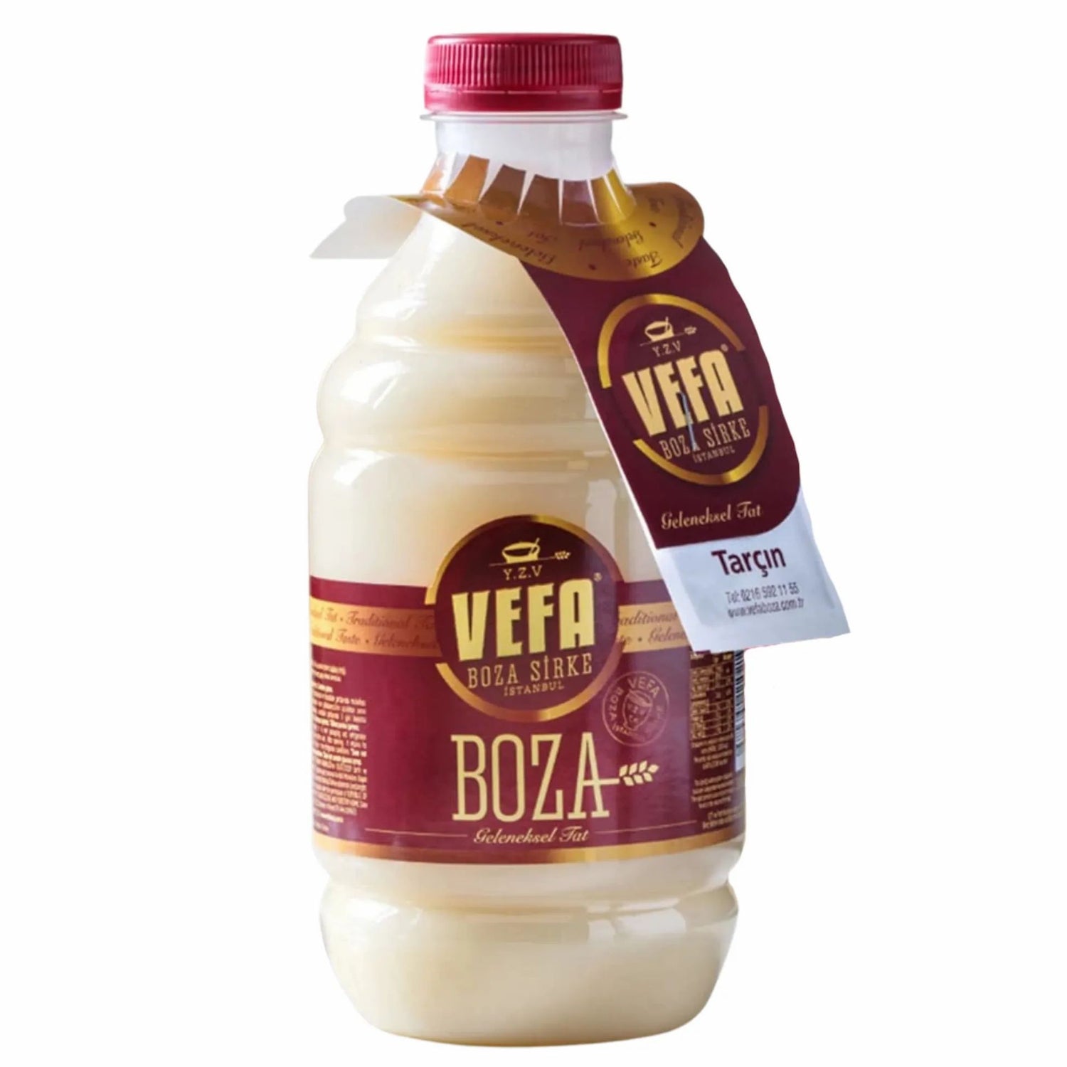 Vefa Turkish Boza, Traditional Fermented Winter Beverage, 1L / 34 fl oz