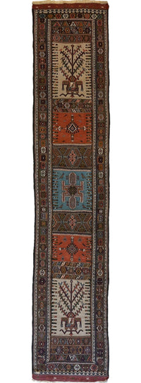 Vintage Kurdish Qochan Runner 2’9” x 12’9”