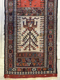 Vintage Kurdish Qochan Runner 2’9” x 12’9”