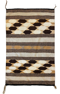 Vintage Native American Navajo Rug 33” x 50”