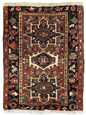 Vintage Persian Karaja Heriz Runner 24”x33”
