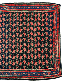 Vintage Persian Senneh Kilim 4’4” x 7’