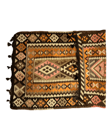Vintage Persian Tribal Qashqai Kilim Rug 3’ x 5’