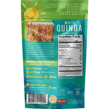 White Whole Grain Quinoa | 16 oz | Galil