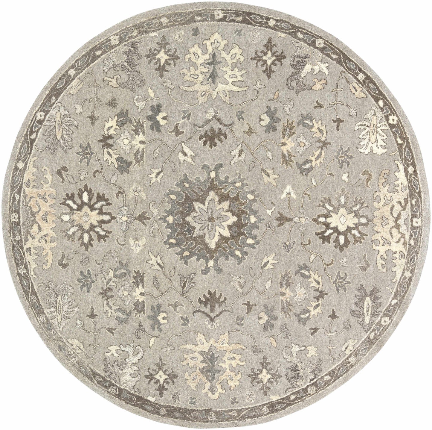 Willimantic Beige Thick Wool Rug