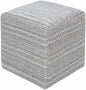 Waterfall Woven Cotton Pouf