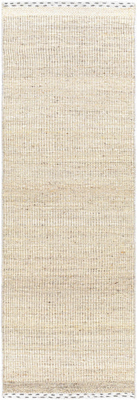 Yaniklar Beige Flat Woven Wool Rug