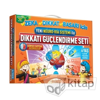 Yeni Neuro-Via Sistemi ile Dikkati Güçlendirme Seti 6 Yaş (3 Kitap)