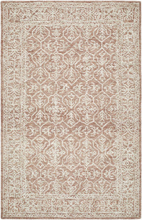 Yadid Brown Wool Area Rug