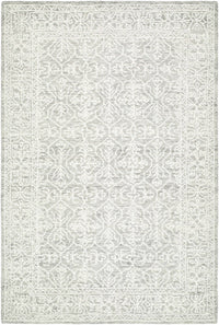 Yadid Gray Wool Area Rug