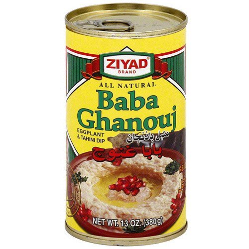 Ziyad Eggplant Tahini Dip - Premium Mediterranean Dip, All Natural, Ready to Eat