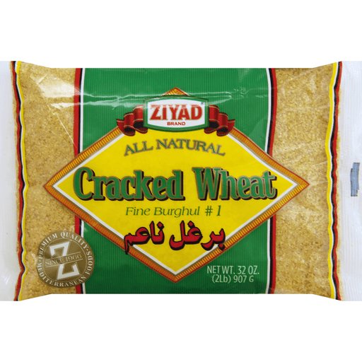 Ziyad Fine Burghul #1 Cracked Wheat - Nutrient-Rich Alternative for Tabbouleh & Kibbeh