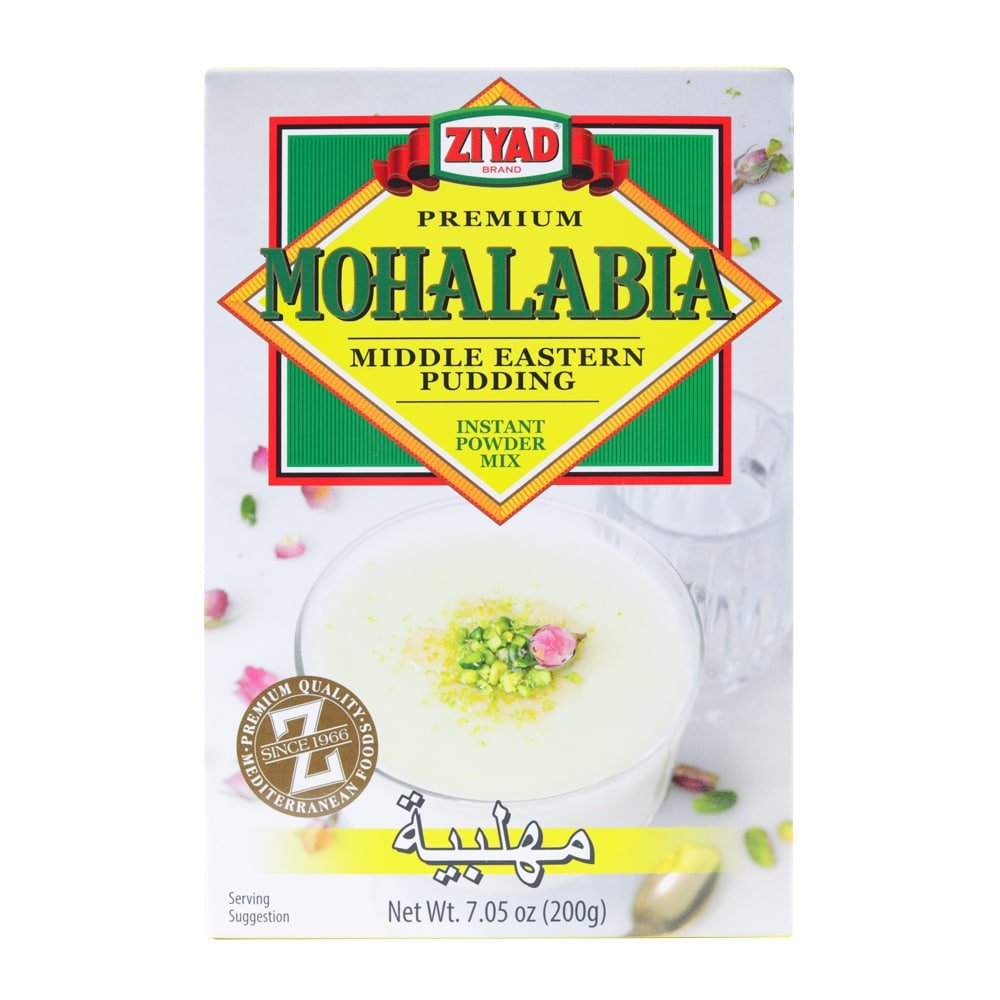 Ziyad Mohalabia Dessert - Traditional Sweet with Sugar, Rice Flour, and Vanilla Extract
