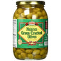 Ziyad Nablus Green Cracked Olives, 48 Oz - Rich Flavor with Lemon & Hot Pepper