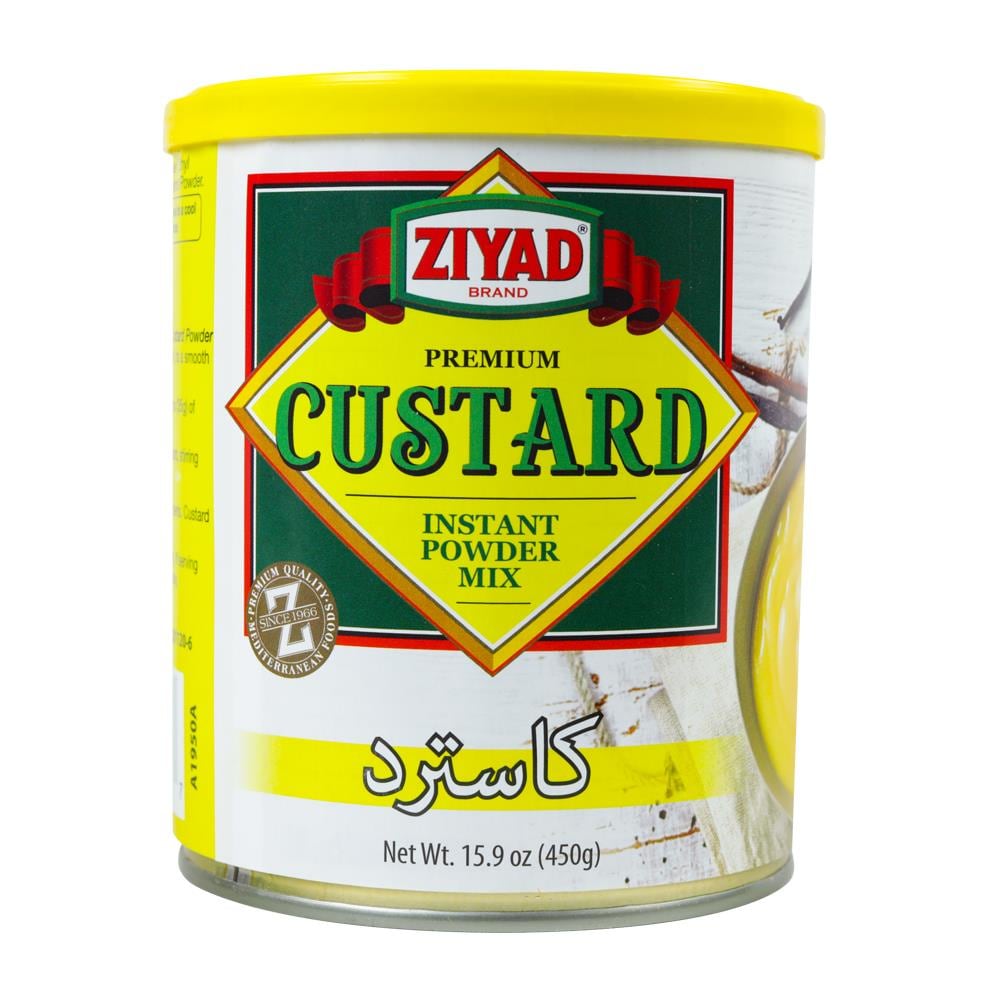 Ziyad Premium Instant Custard Powder Mix - Creamy Vanilla Flavor, 4.1 In