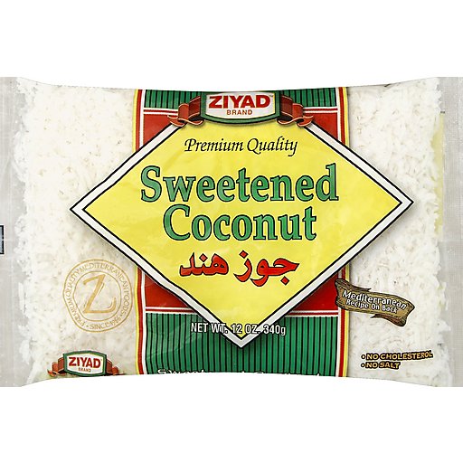 Ziyad Sweetened Coconut - Deliciously Sweet Coconut Shredded Snacks for Asian Cuisine