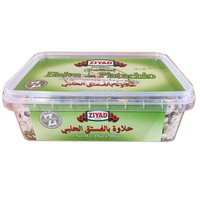 Ziyad Pistachio Halva - 1.54 Lb Delicious Sesame Dessert with Crispy Texture